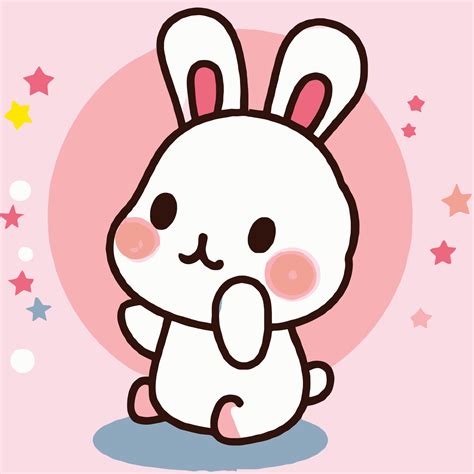 rabbit kawaii|cute kawaii rabbit.